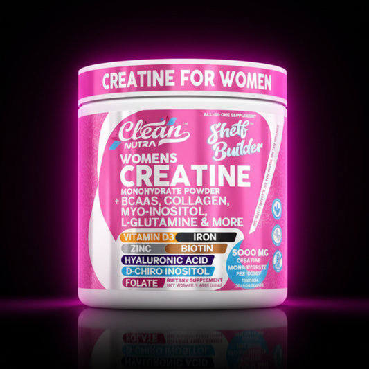 Creatina Femenina 4 en 1 | Con Colágeno, Maca, Inositol, Biotina y Ácido Hialurónico